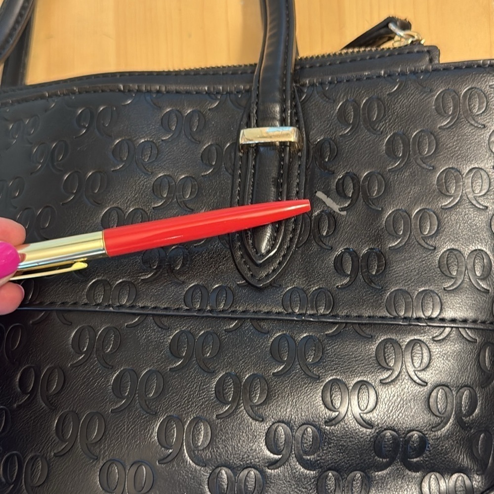 Nine West signature 9 bag black - Picture 7 of 12